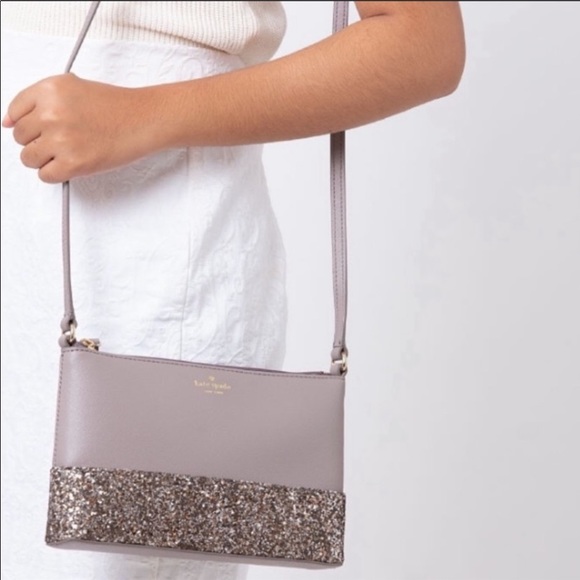 Kate Spade Greta Court glitter Ramey crossbody bag - Picture 4 of 6
